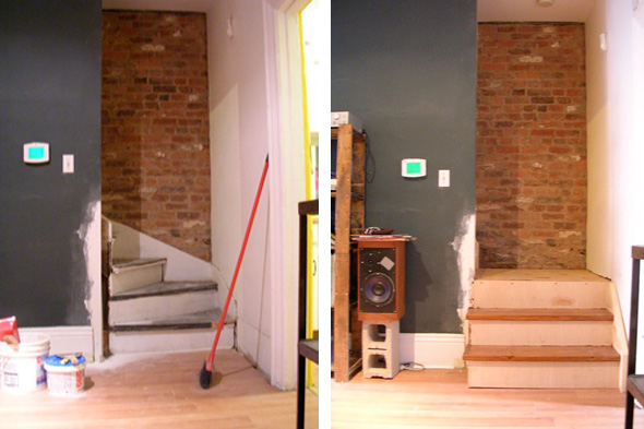 new stairs, renovation