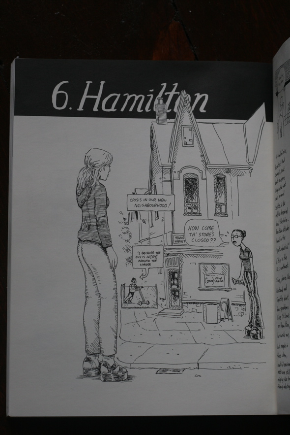 Hamilton Sketchbook, David Collier, graphic novel, Hamilton, Ontario