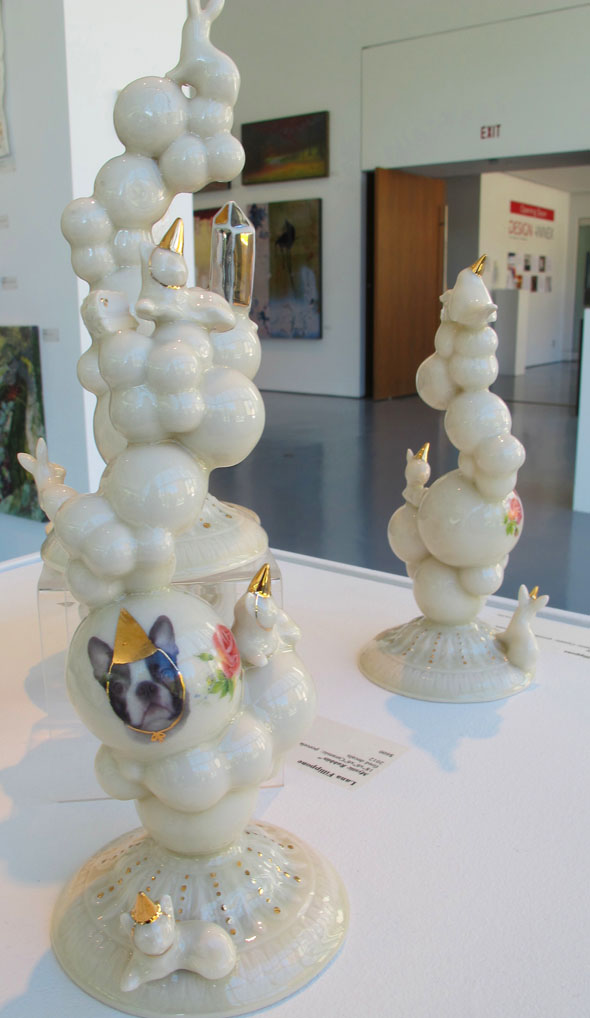 Lana Filippone, cermaic artist, bubble trophy, AGH, Spring Art Sale, 2012